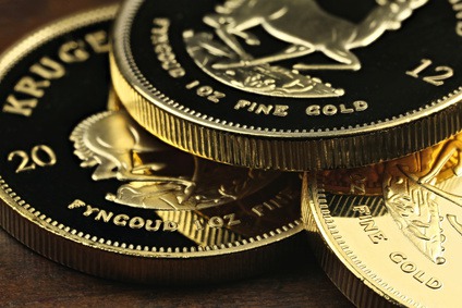 Südafrikanische Krügerrand Goldmünzen